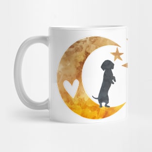 Dachshund Art Silhouette Mug